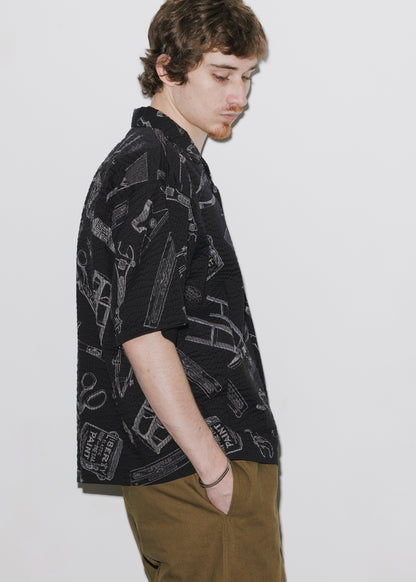 OPEN COLLAR TOOL SHIRT