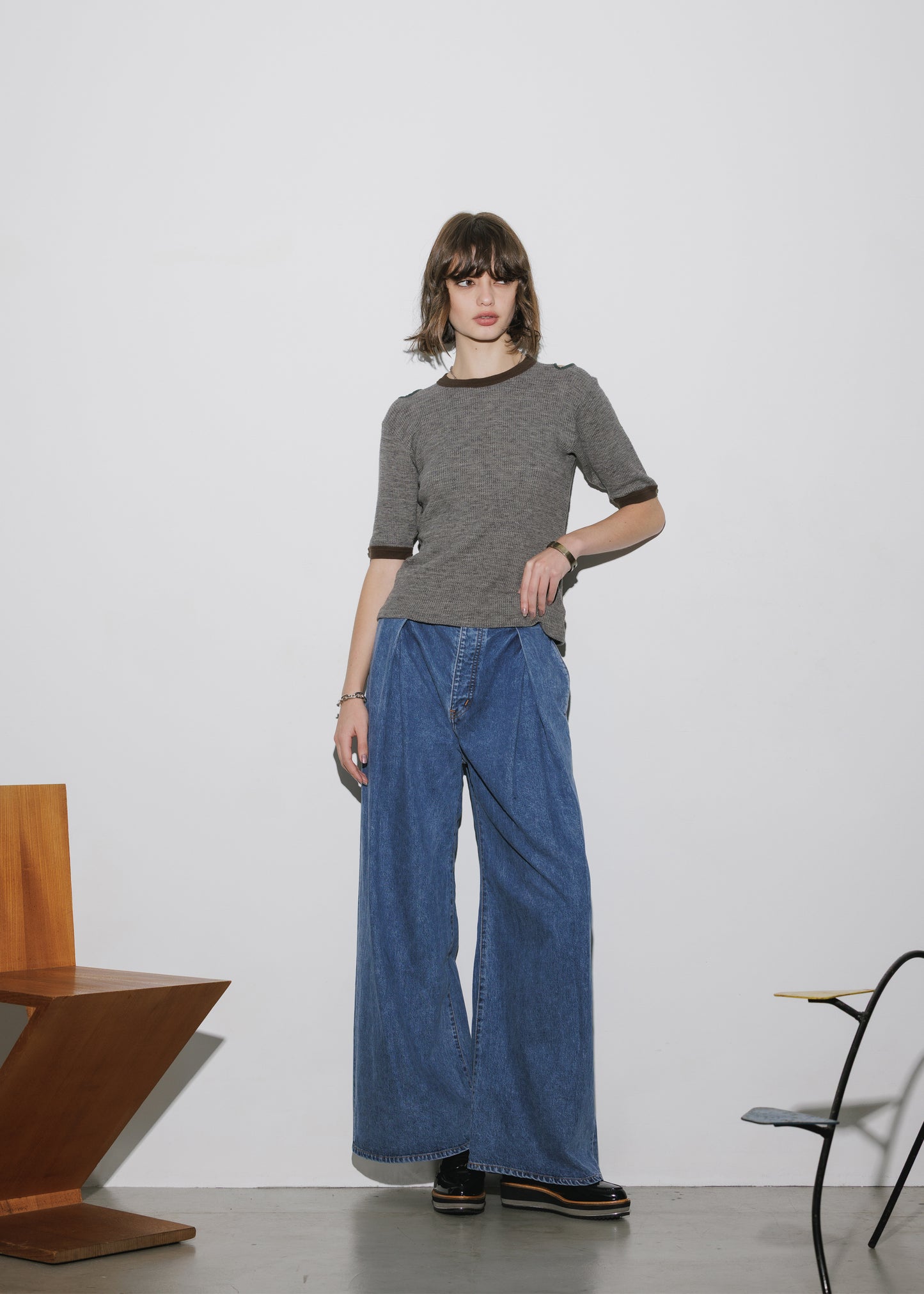 CROSS TACK  DENIM TROUSERS