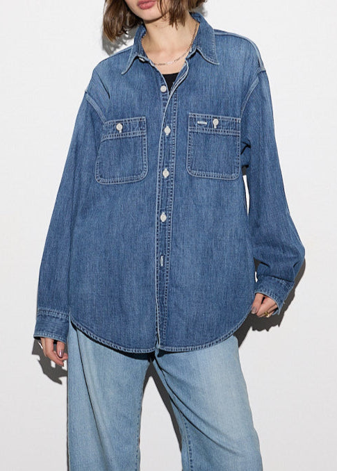TRIPLE STITCH DENIM SHIRT