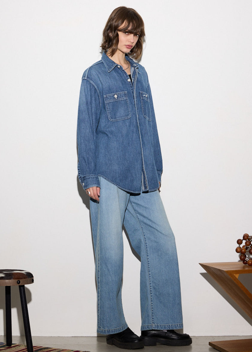 TRIPLE STITCH DENIM SHIRT