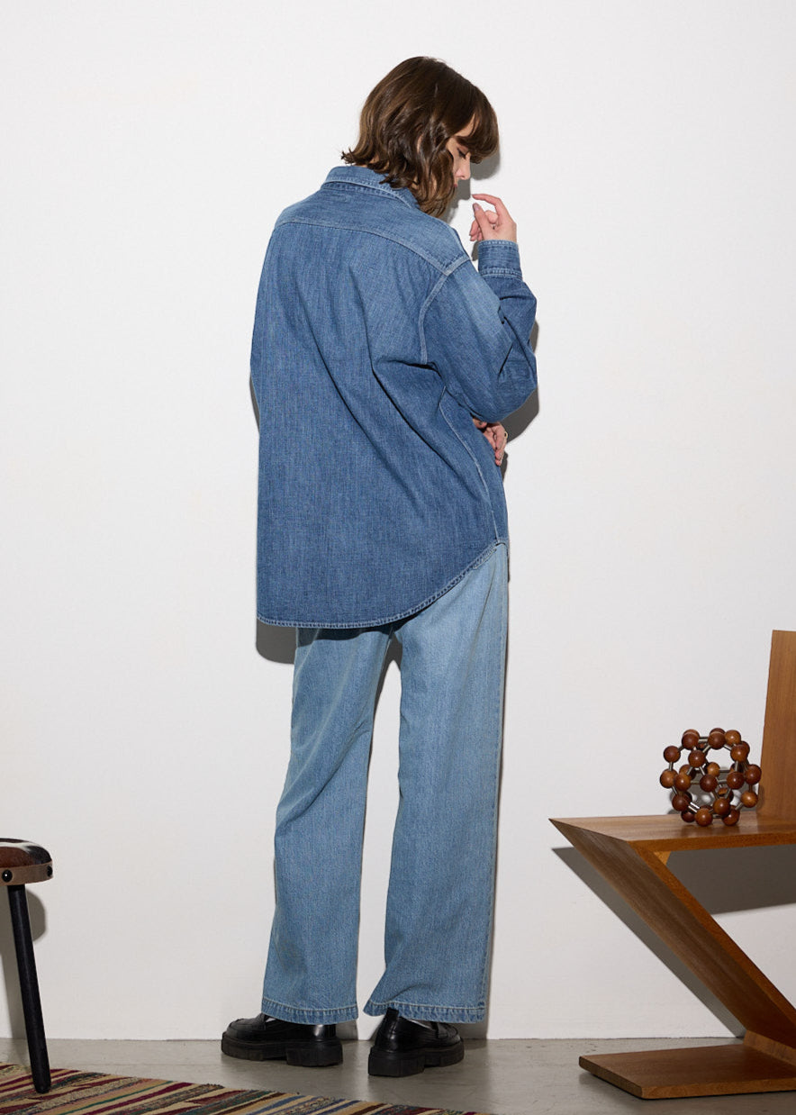 TRIPLE STITCH DENIM SHIRT