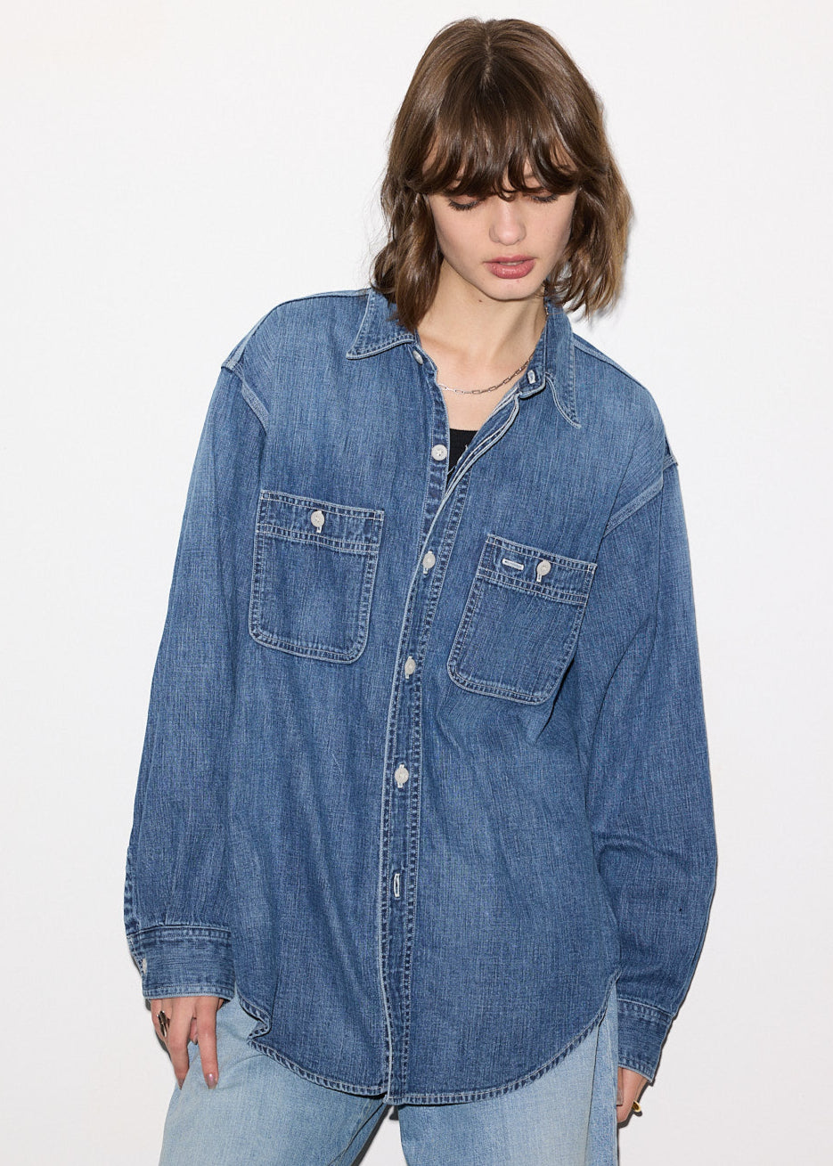 TRIPLE STITCH DENIM SHIRT