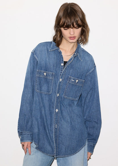 TRIPLE STITCH DENIM SHIRT