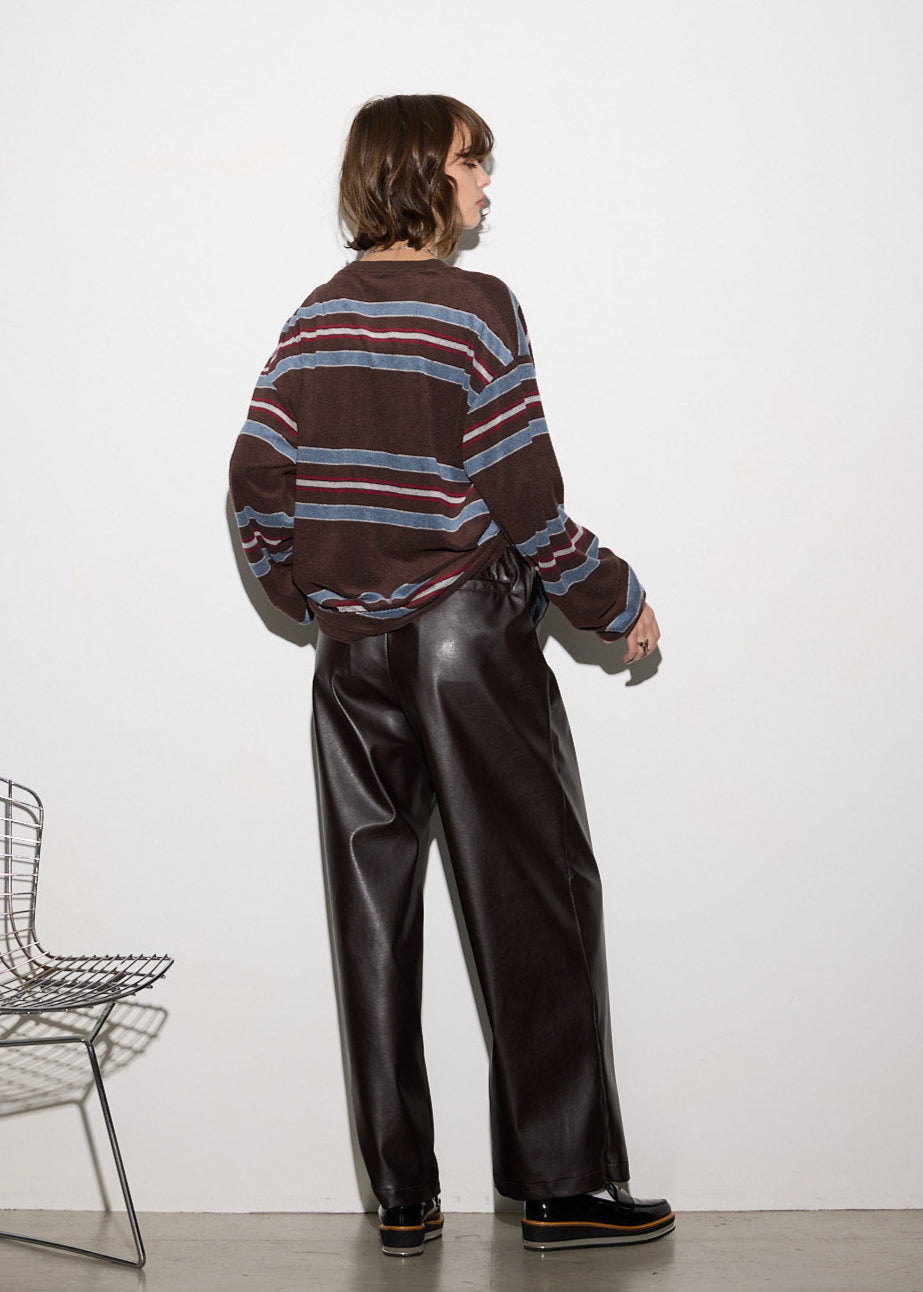 CAMPUS PILE BORDER LONG TEE