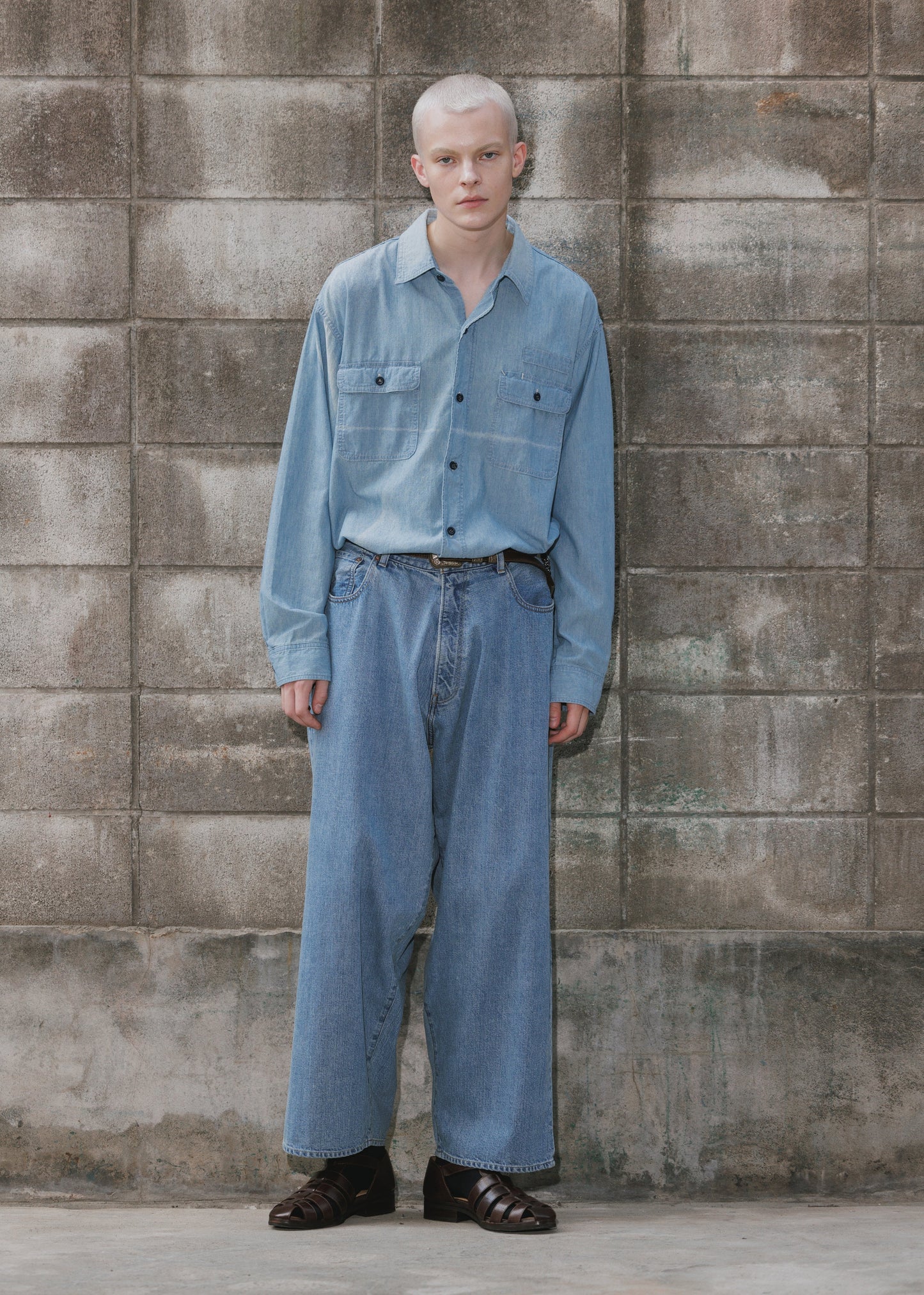 5POSKET WIDE JEANS