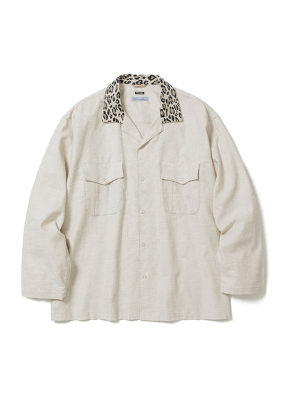OPEN COLLAR SHIRT