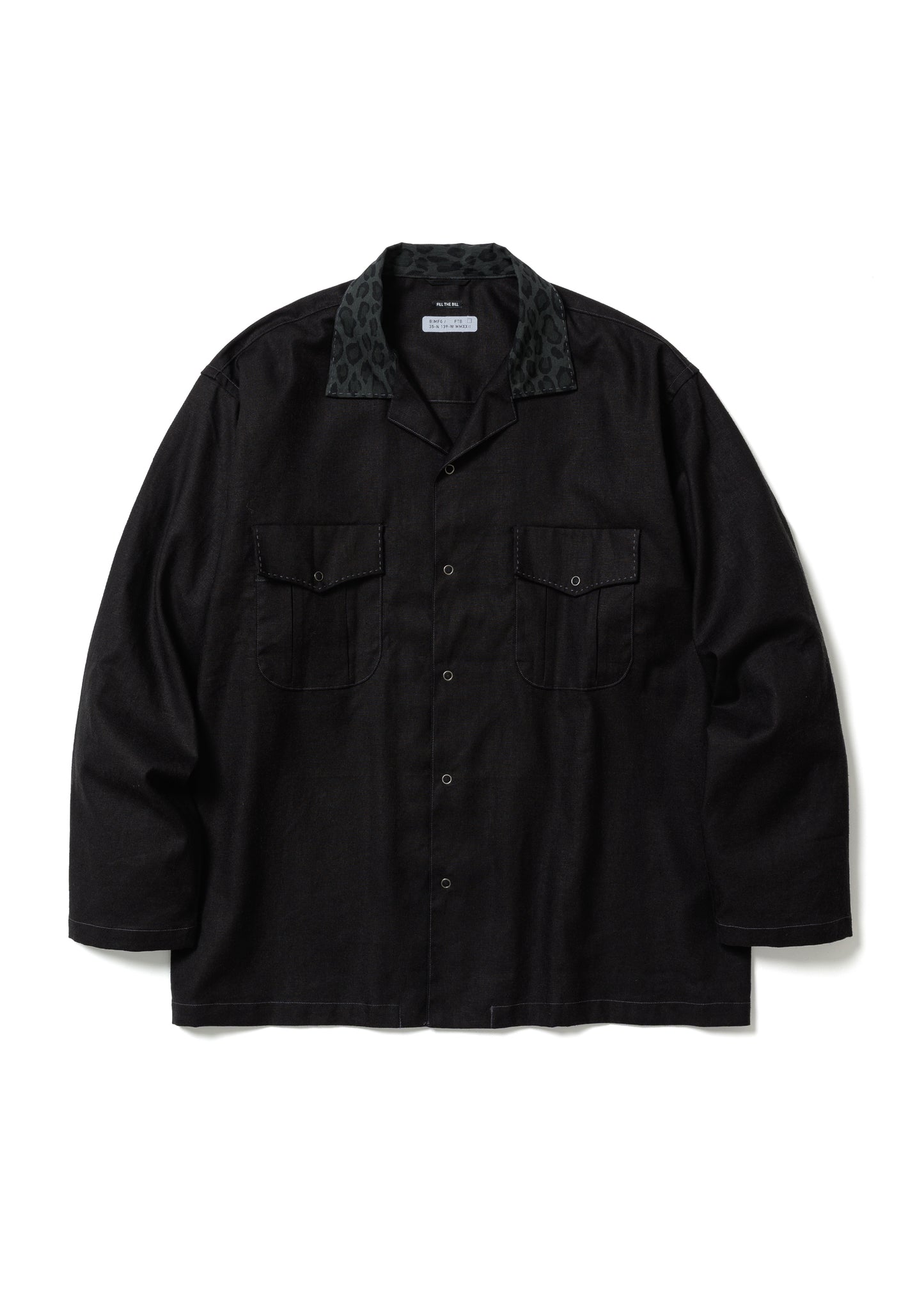 OPEN COLLAR SHIRT
