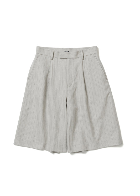 STRIPE WIDE HARF TROUSERS
