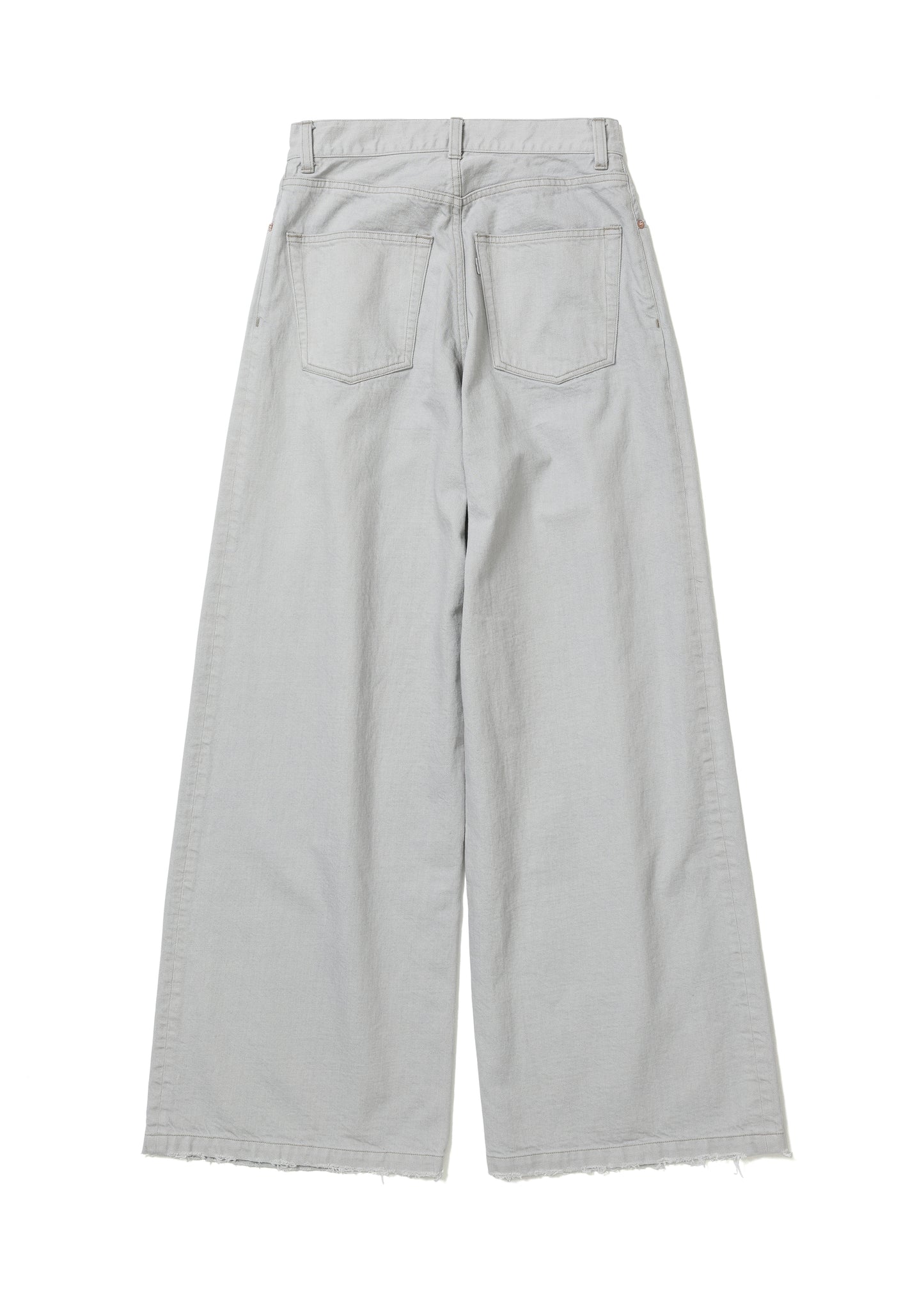 TACK WIDE DENIM PANTS