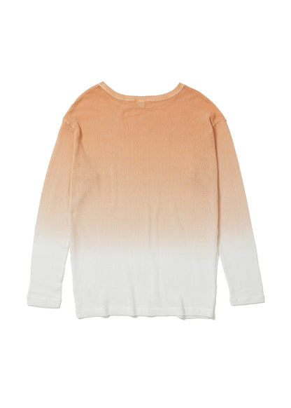 GRADATION MESH LONG TEE