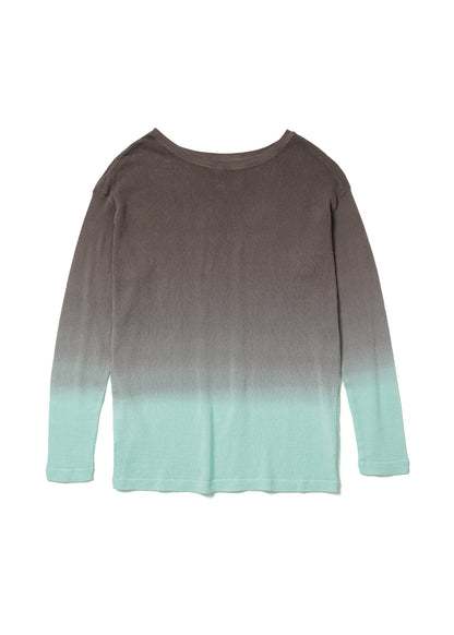 GRADATION MESH LONG TEE
