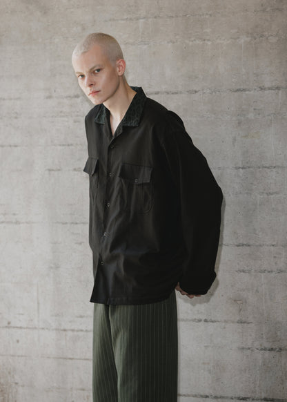 OPEN COLLAR SHIRT