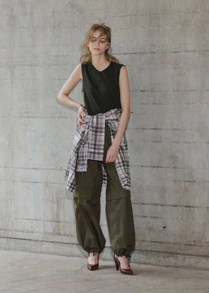 MILITARY SUPER WIDE TROUSER