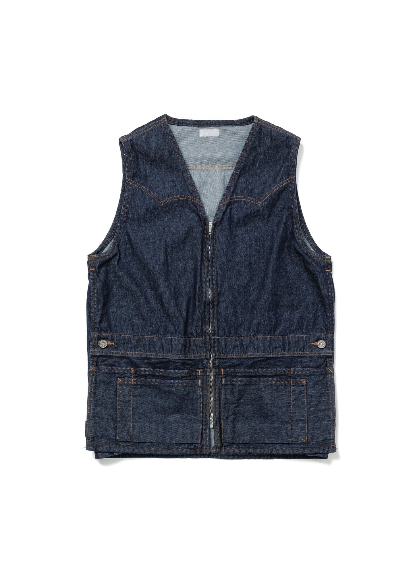 DENIM APRON VEST