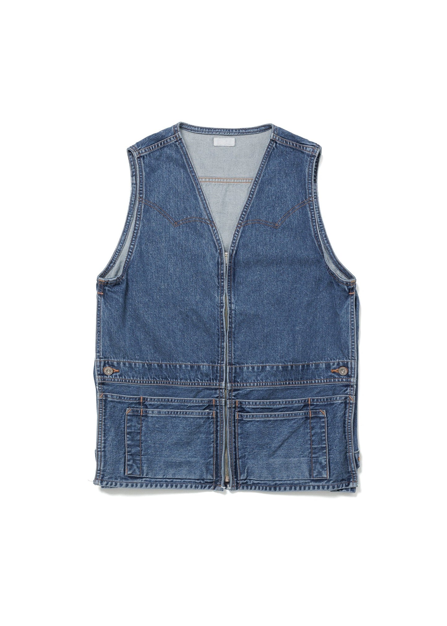 DENIM APRON VEST