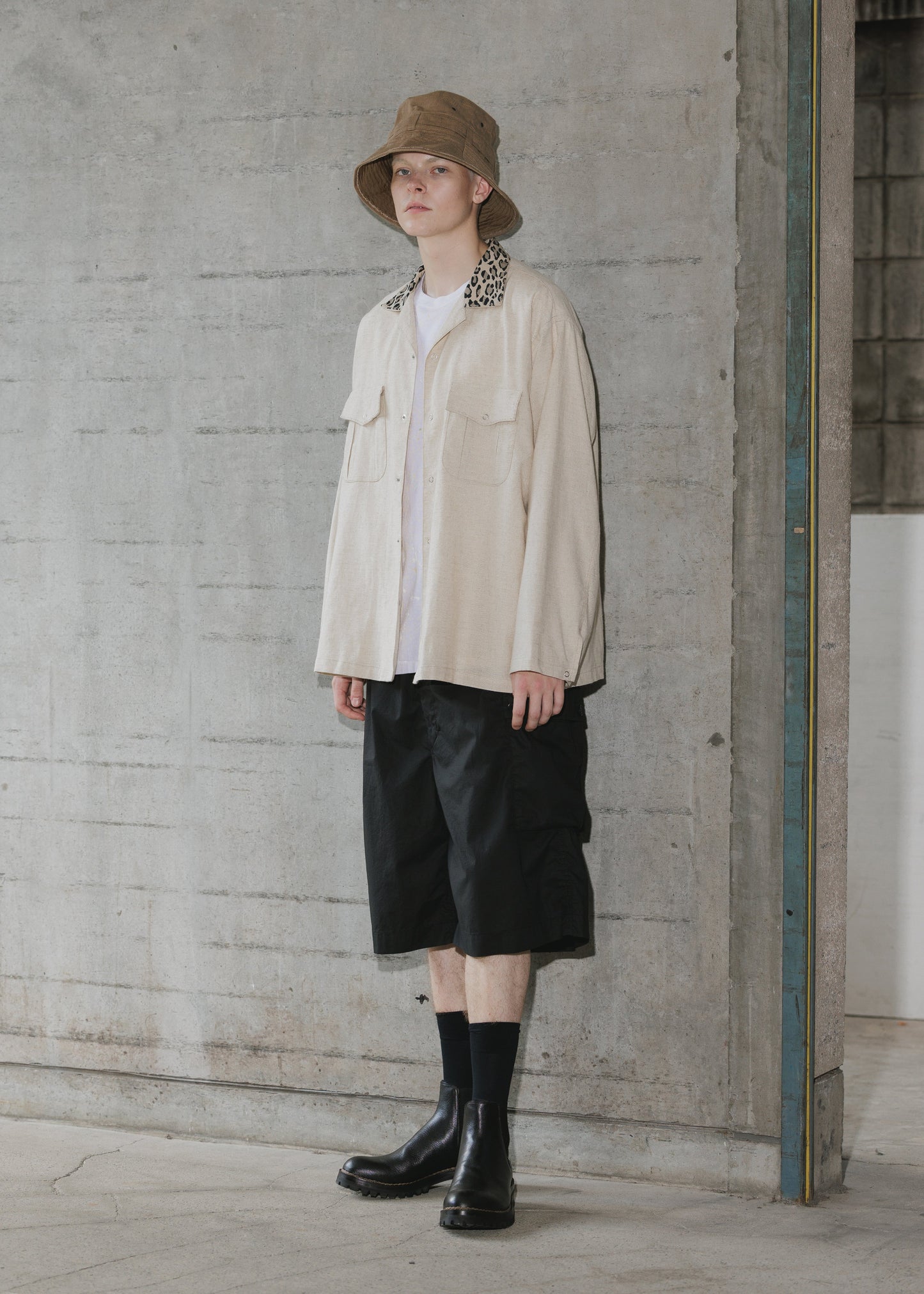 OPEN COLLAR SHIRT
