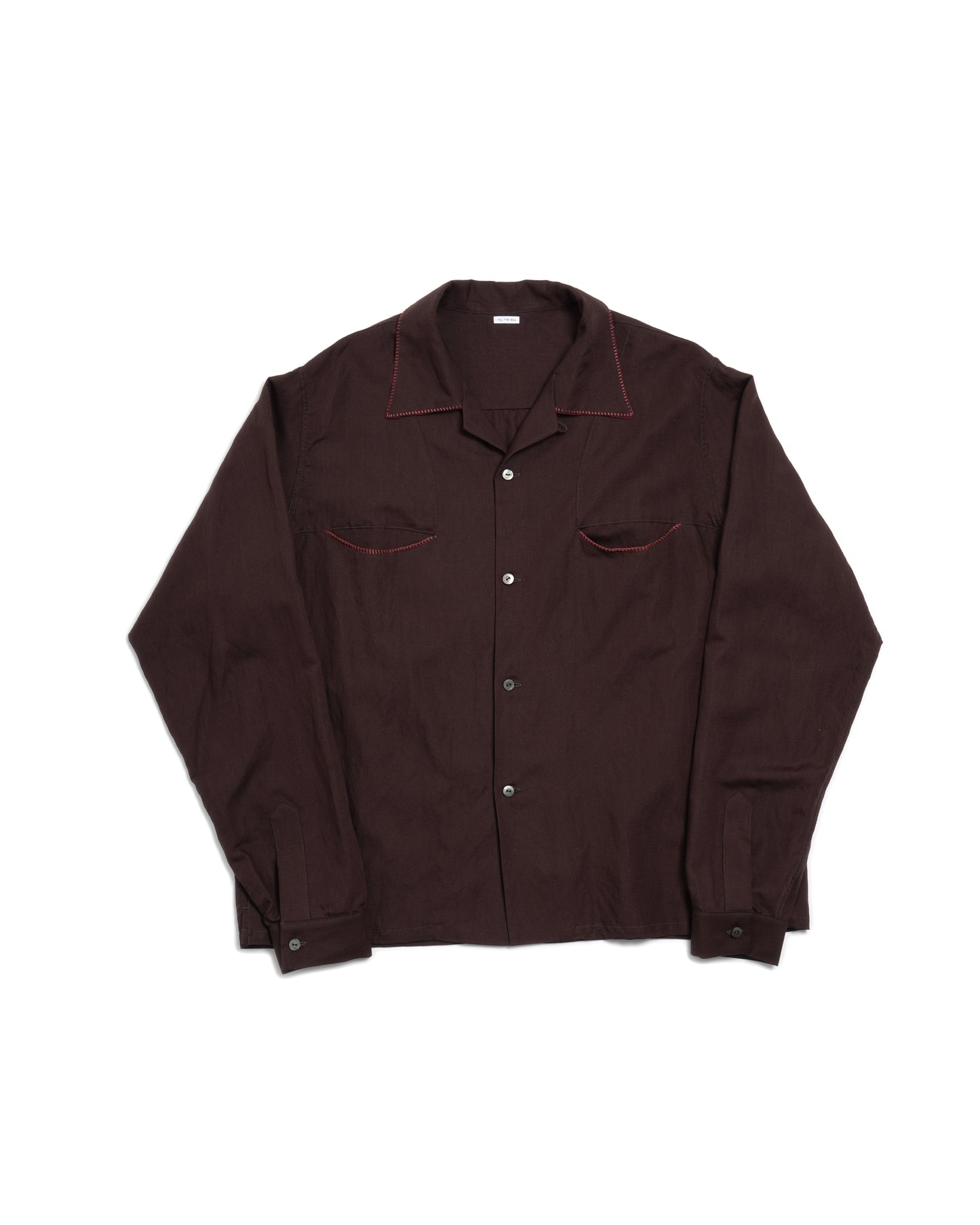 BLIND ST OPEN COLLAR SHIRT