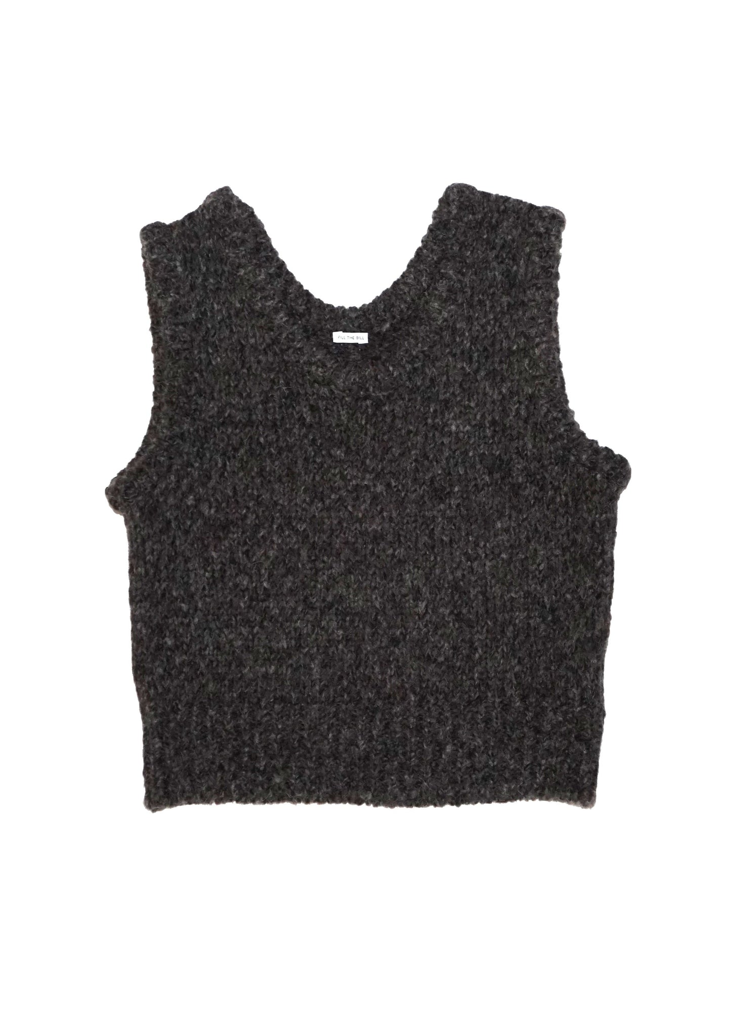 ALPACA KNIT TANK VEST