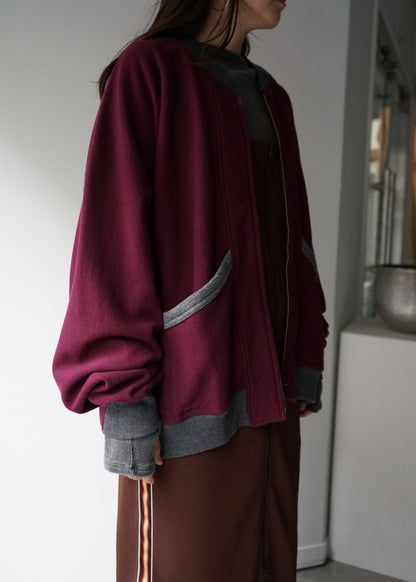 SWEAT ZIP BLOUSON