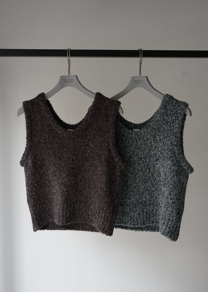 ALPACA KNIT TANK VEST