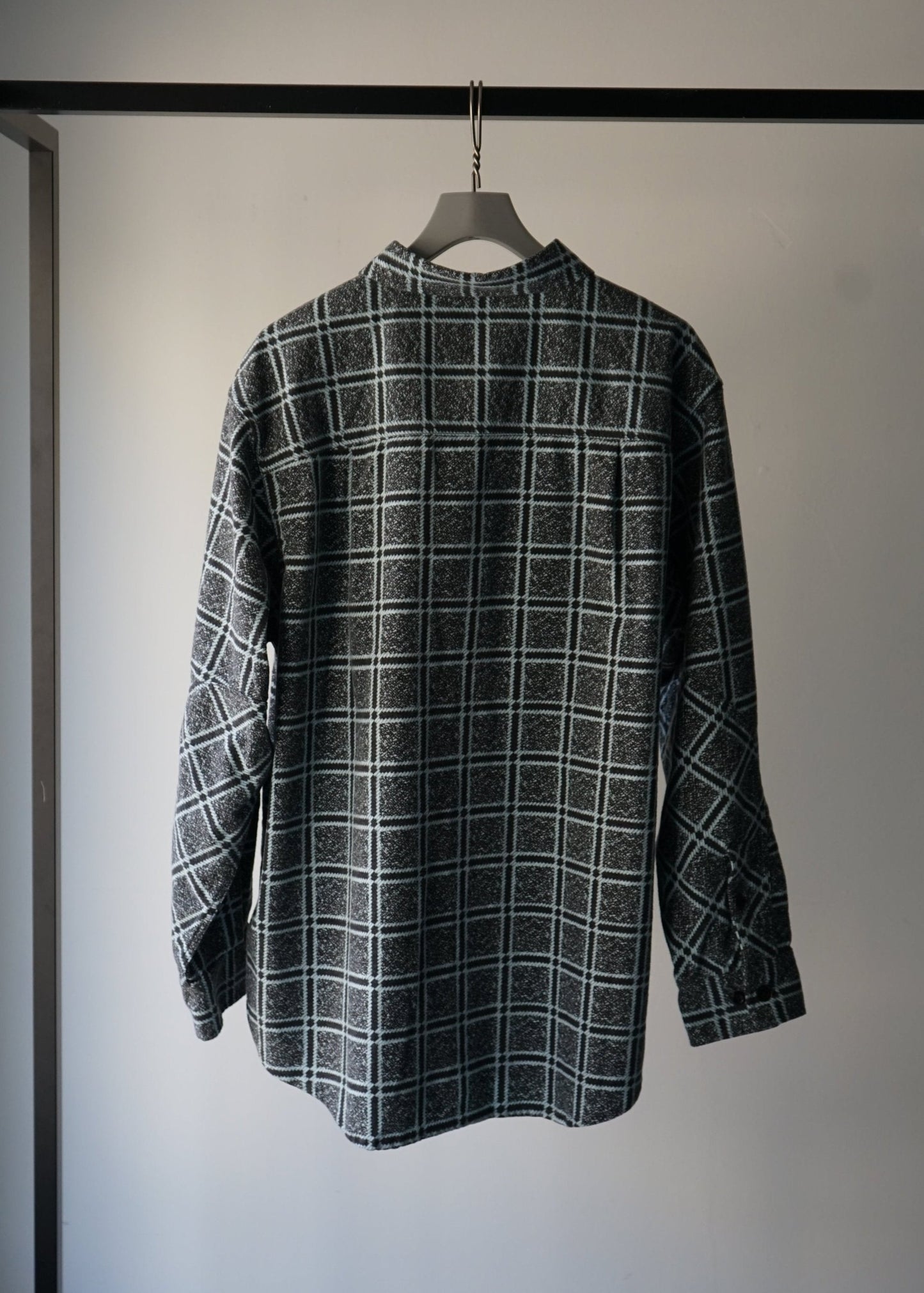 PRINT CHECK FLANNEL WORK SHIRT