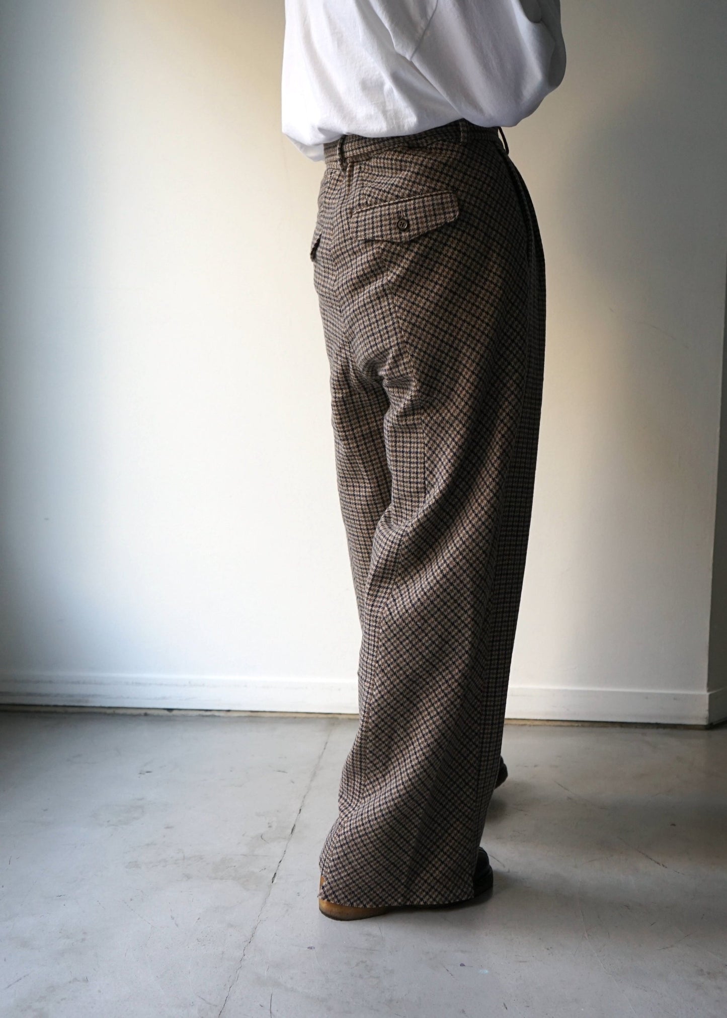 HOUNDSTOOTH 2TACK TROUSERS