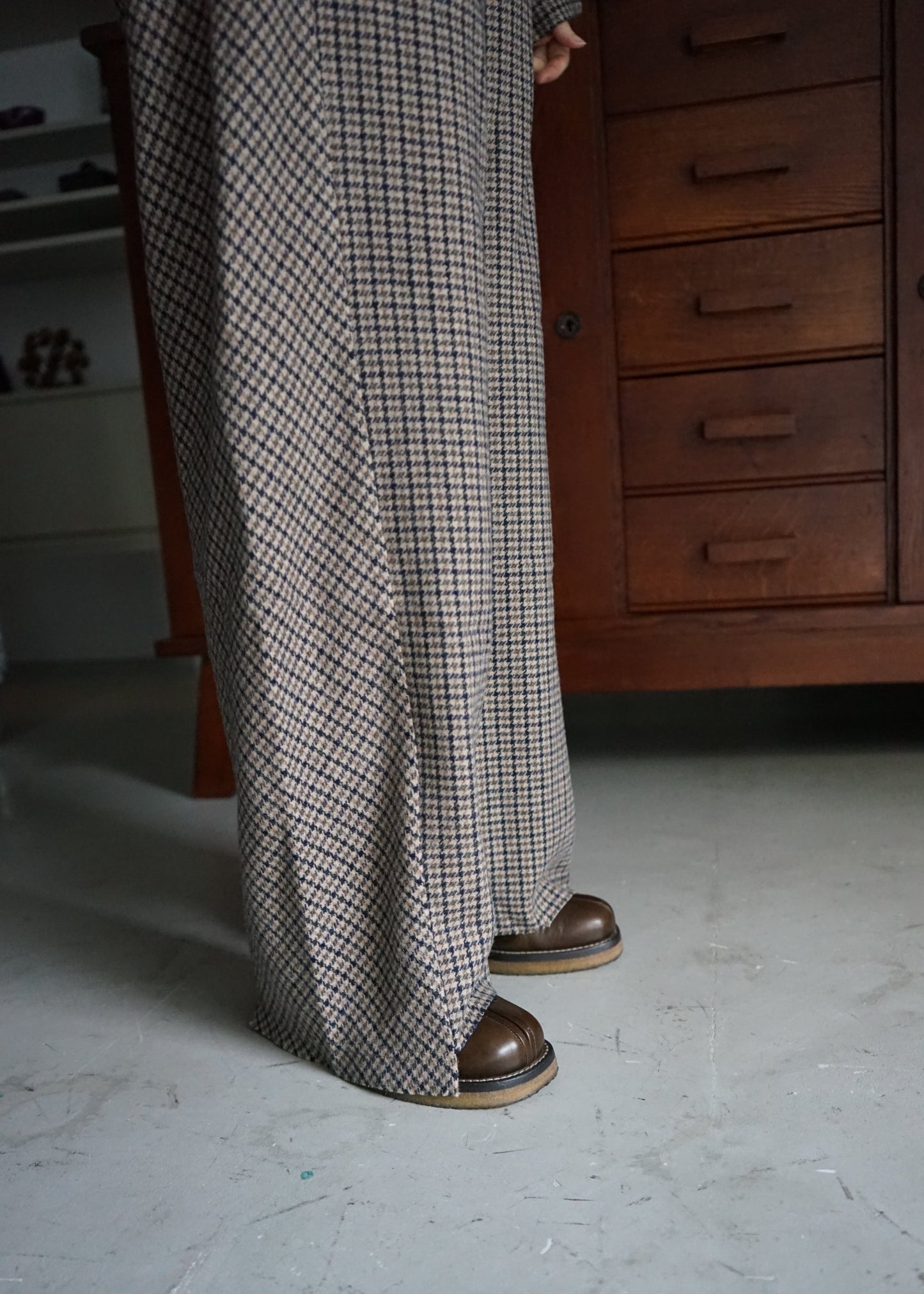 HOUNDSTOOTH 2TACK TROUSERS