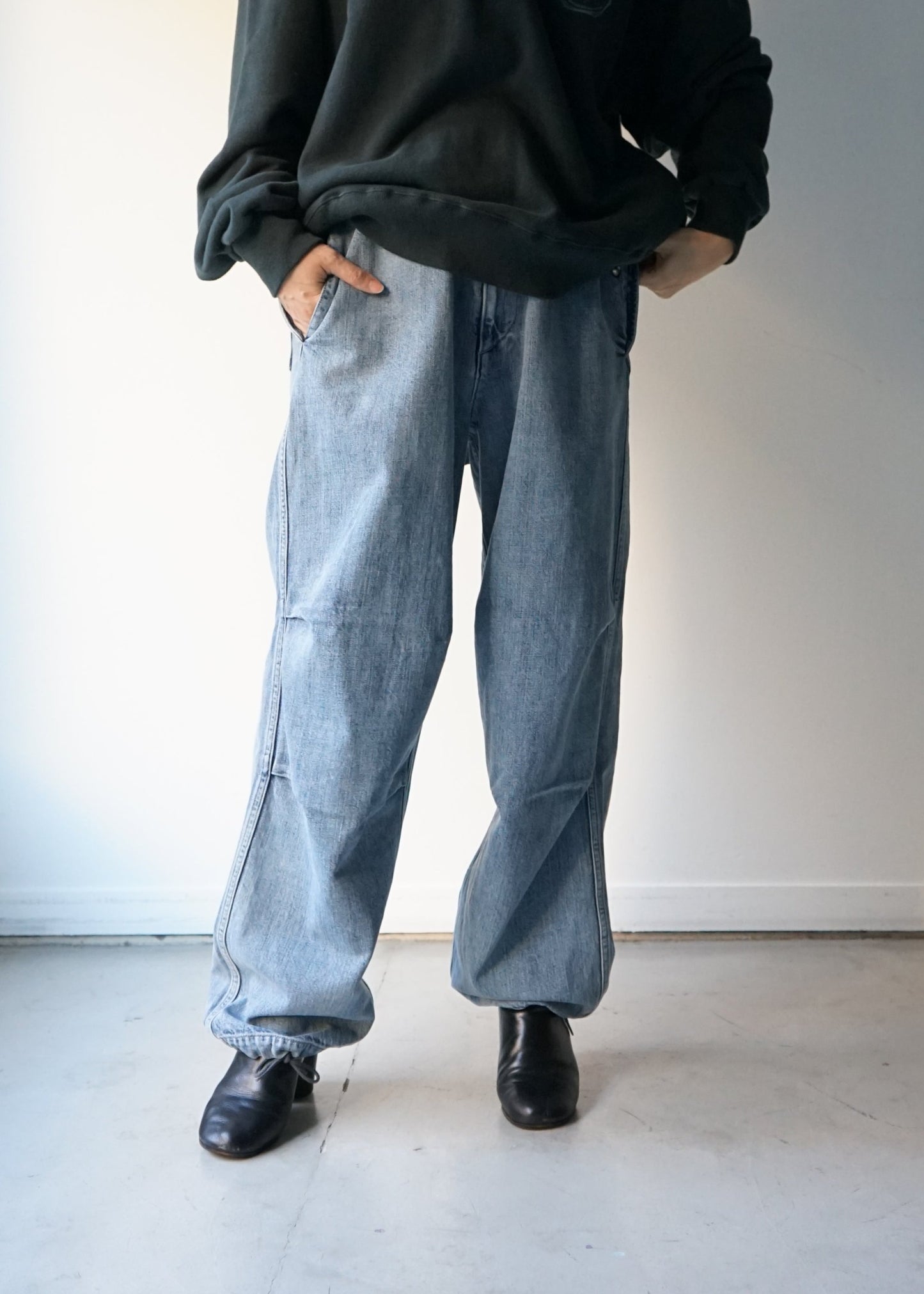 DENIM SNOW PANTS