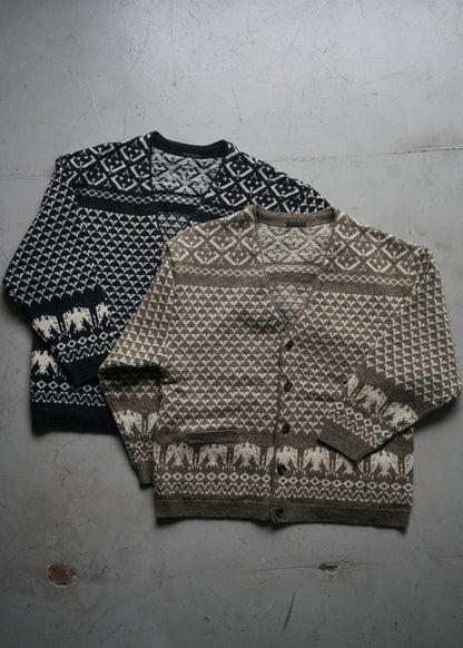 SHETLAND NORDIC CARDIGAN