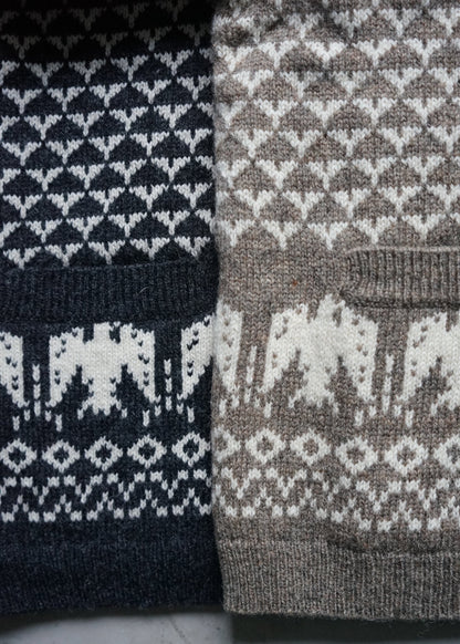 SHETLAND NORDIC CARDIGAN