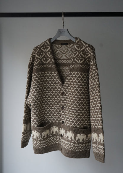 SHETLAND NORDIC CARDIGAN