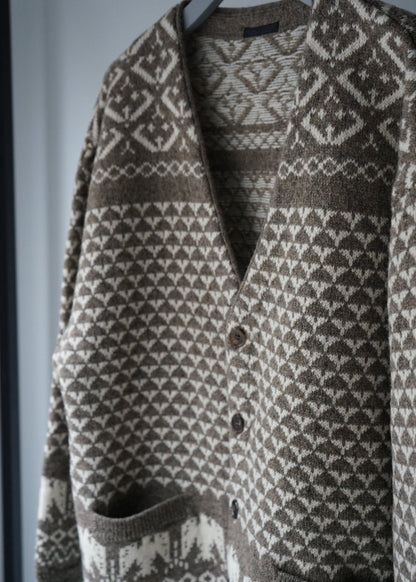 SHETLAND NORDIC CARDIGAN