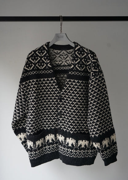 SHETLAND NORDIC CARDIGAN