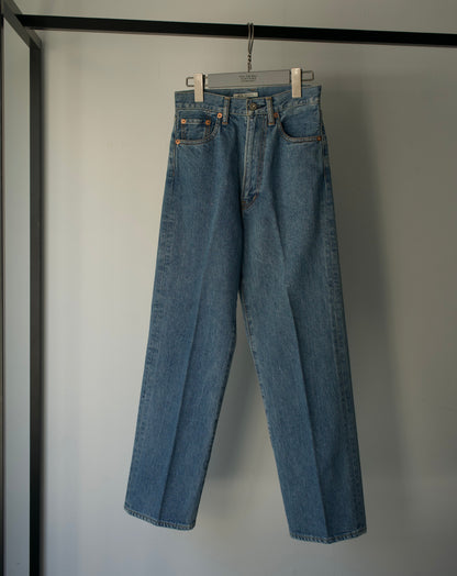 812 HIGH WAIST STRAGHT DENIM SLACKS