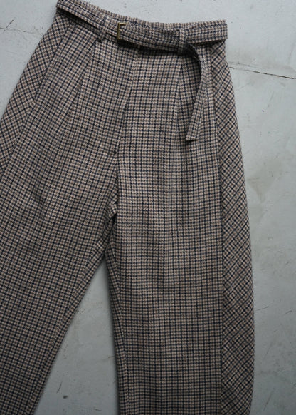 HOUNDSTOOTH 2TACK TROUSERS