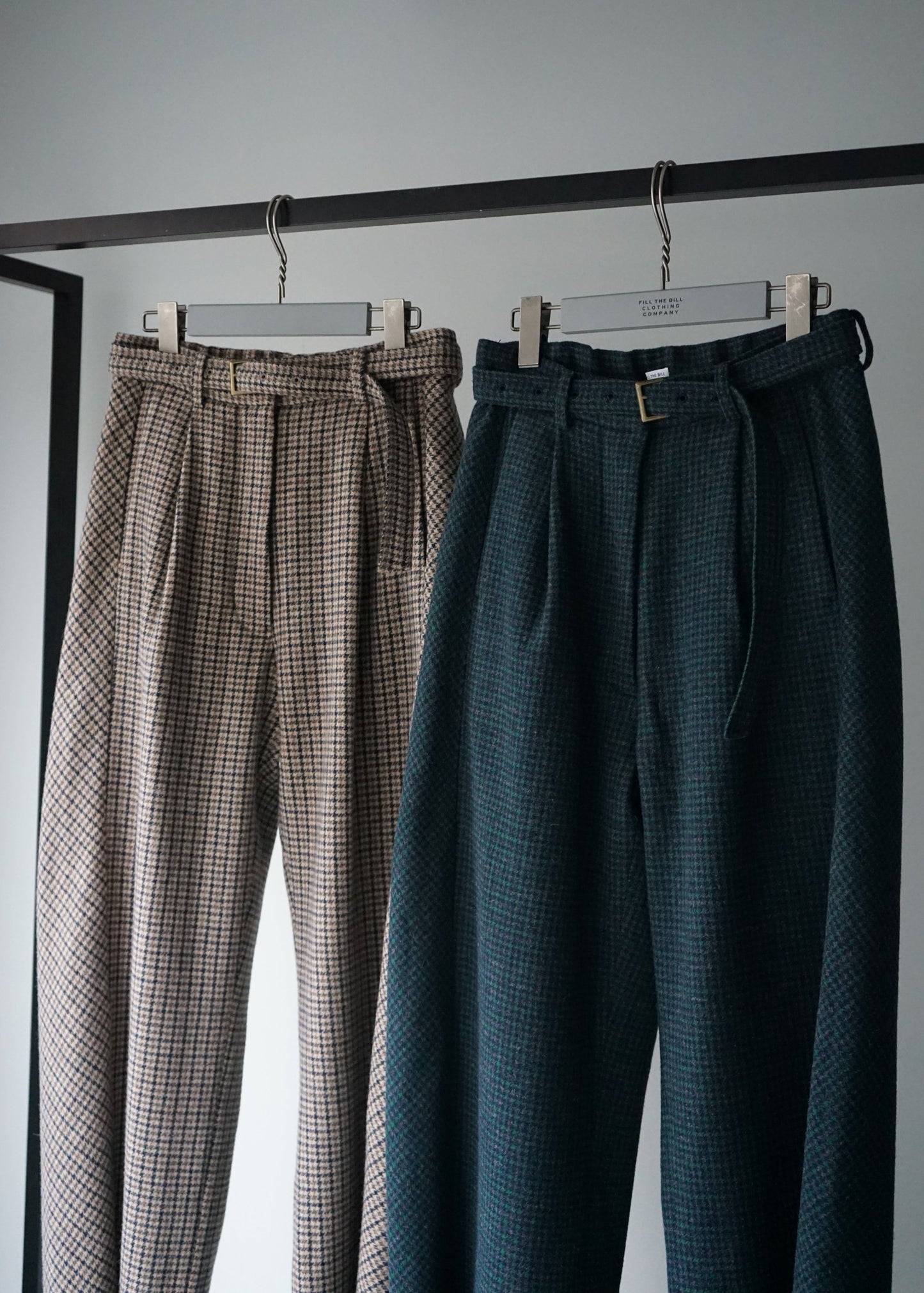 HOUNDSTOOTH 2TACK TROUSERS