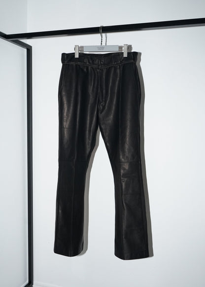 BOOTSCUT LEATHER PANTS