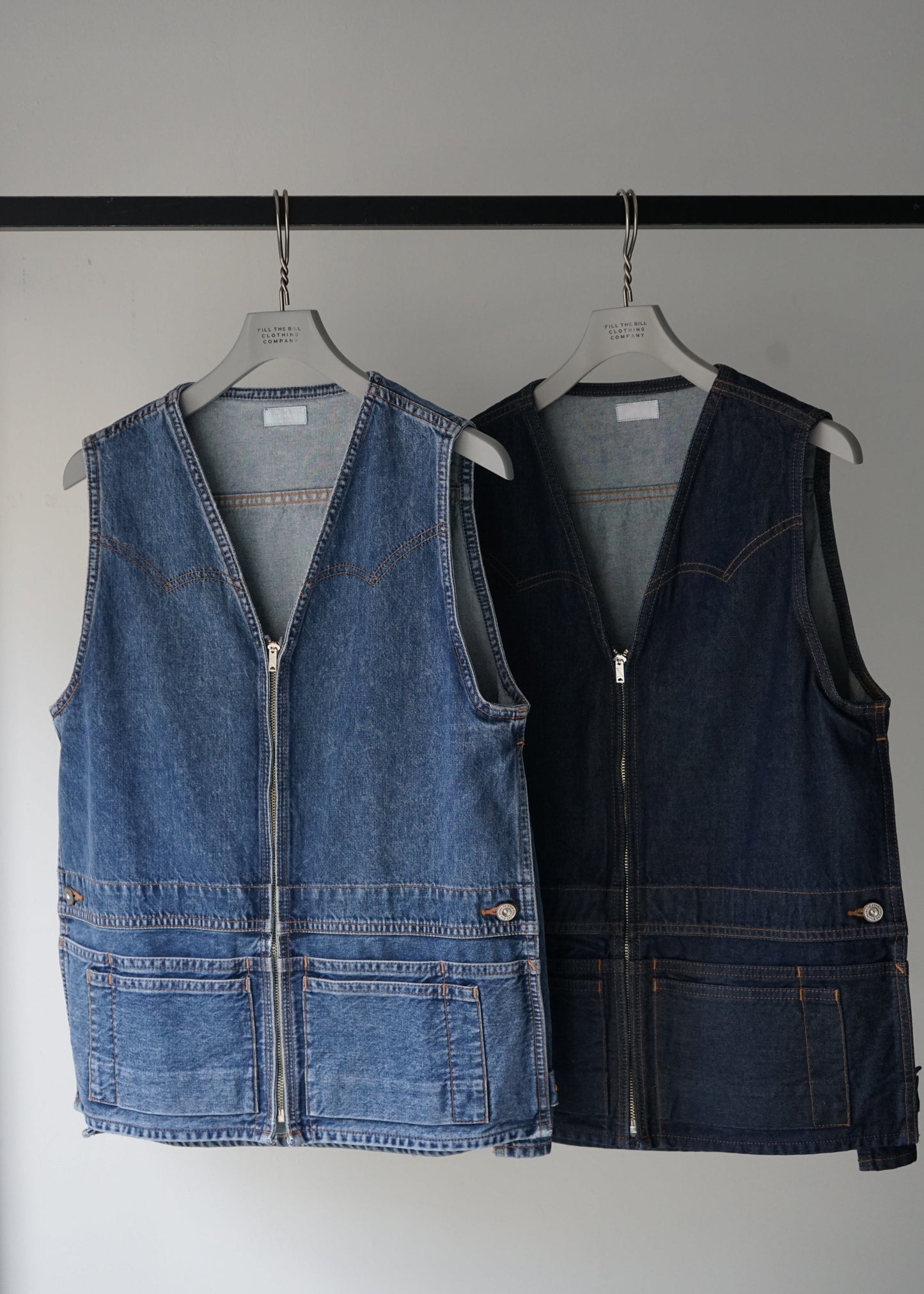 DENIM APRON VEST