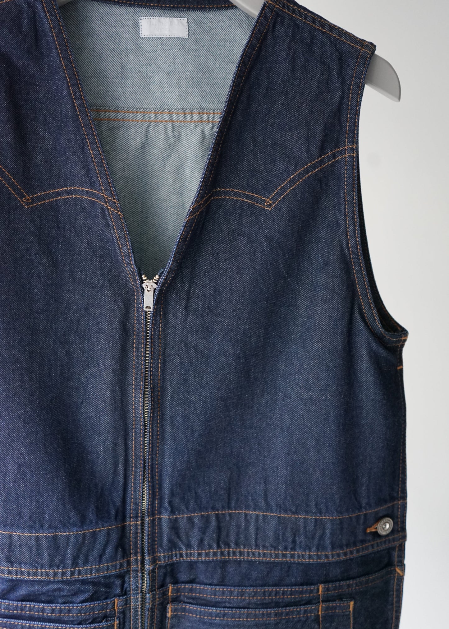 DENIM APRON VEST