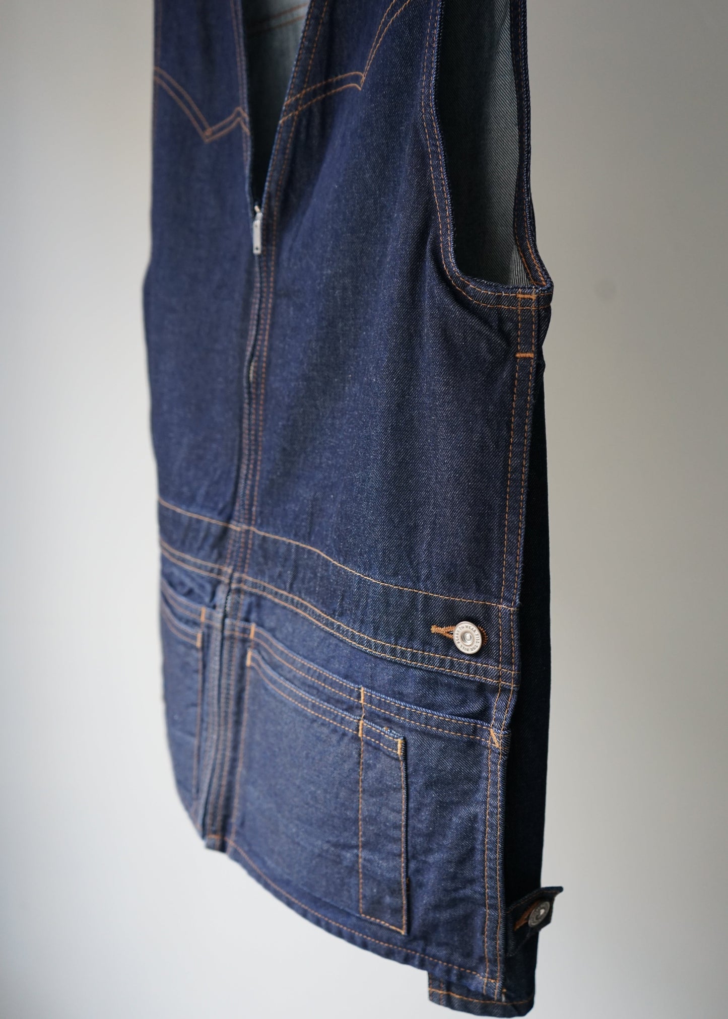 DENIM APRON VEST