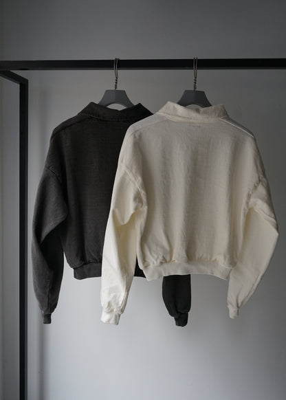 HALF ZIP SWEAT SHIRT