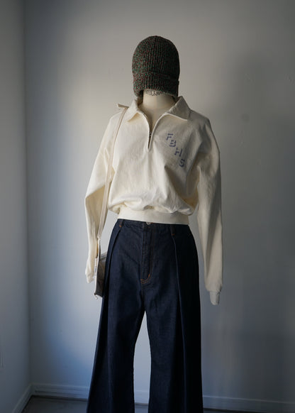 HALF ZIP SWEAT SHIRT