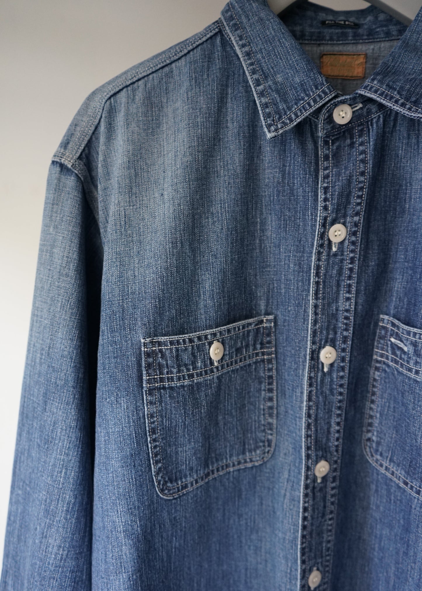 TRIPLE STITCH DENIM SHIRT