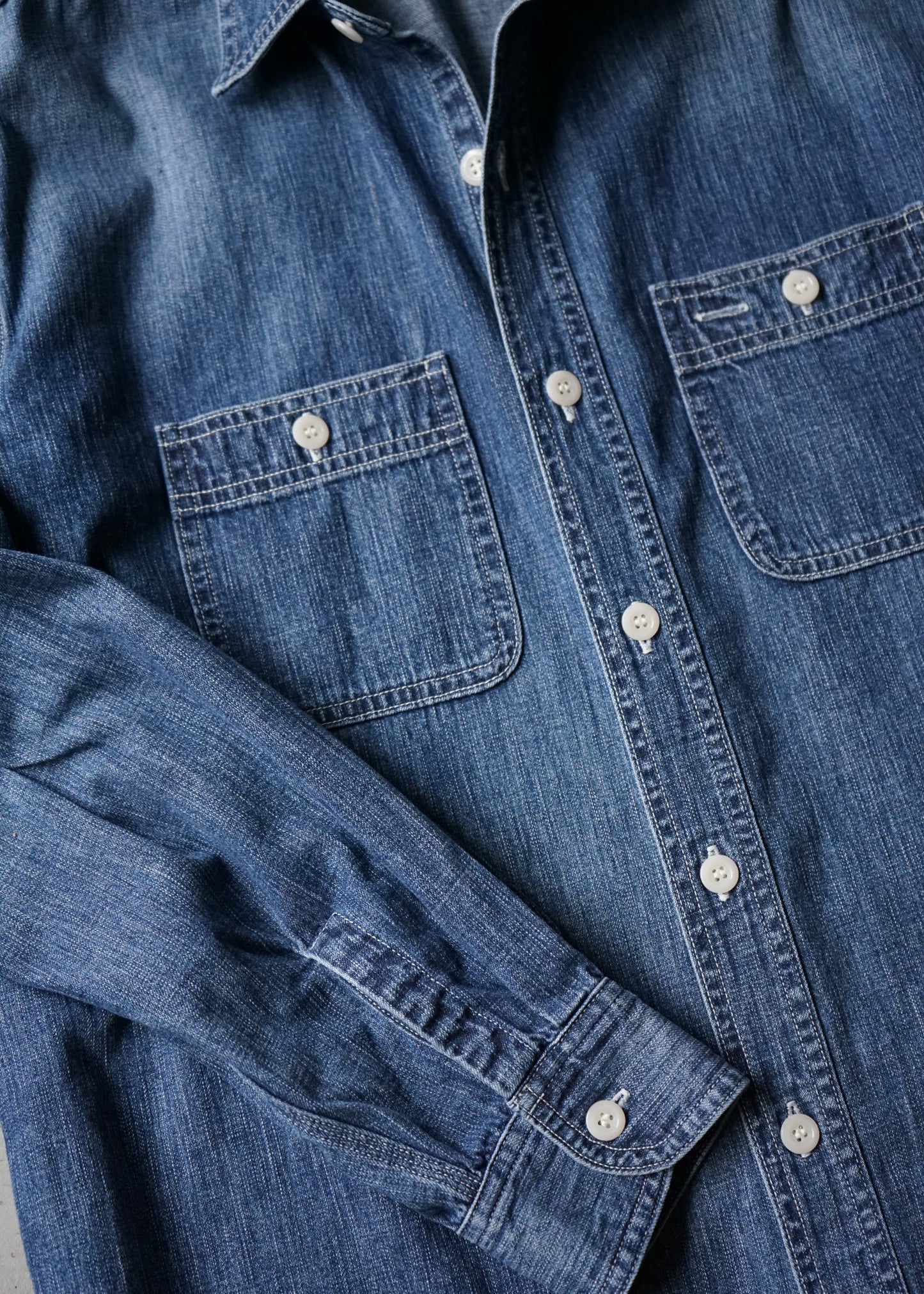 TRIPLE STITCH DENIM SHIRT