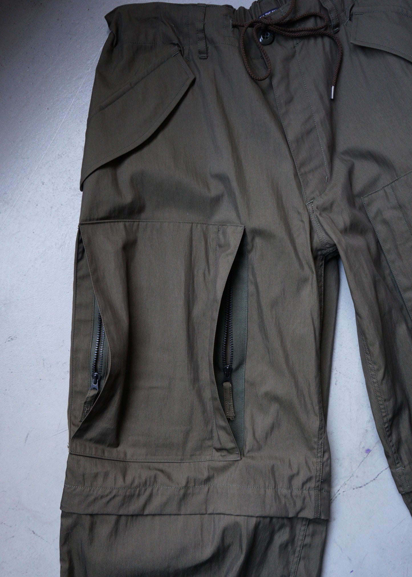 MILITARY SUPER WIDE TROUSER
