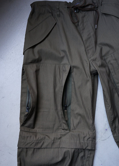 MILITARY SUPER WIDE TROUSER