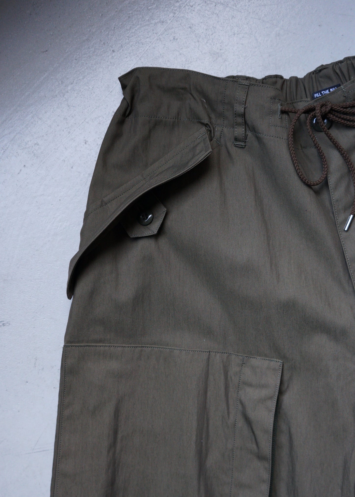 MILITARY SUPER WIDE TROUSER