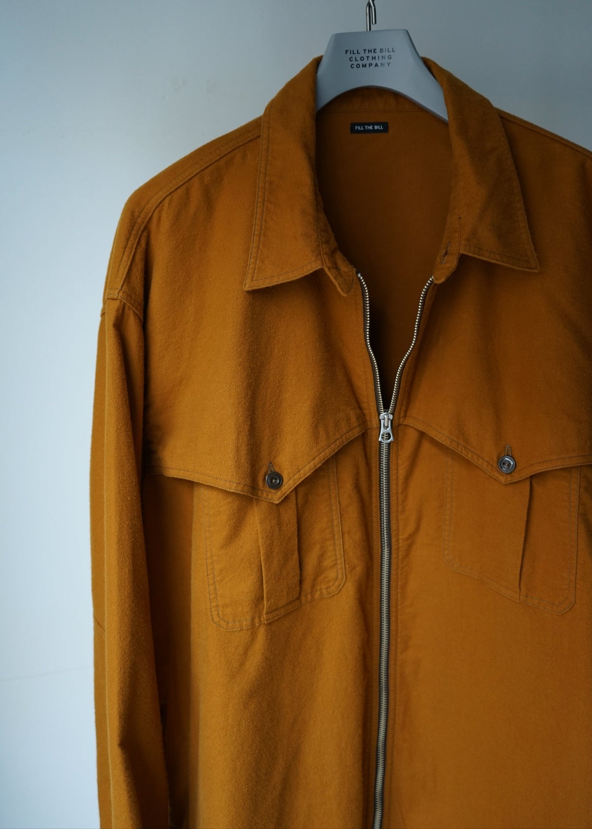 FRONT ZIP SHIRT