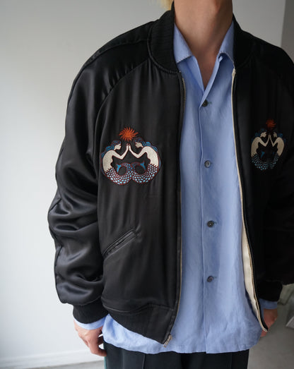 EMBROIDERED SATIN SOUVENIR JACKET