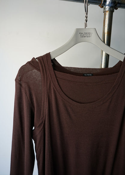 HIGH TWIST LAYERED CUTSEW